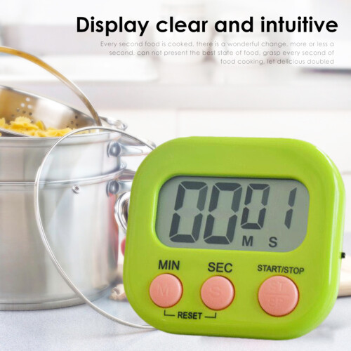 Küchentimer, magnetisch, LCD-Digital-Countdown-Timer, 1 Stück 2