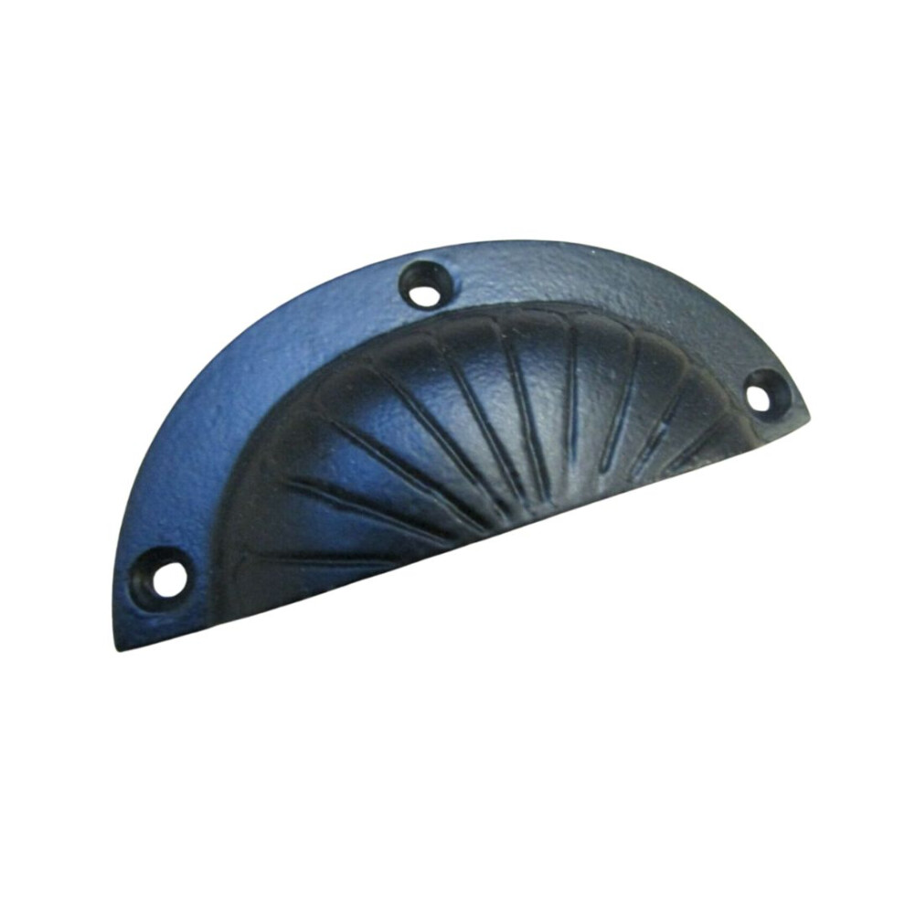 Fan Black Antique Cup Pull Handle 5057067920371