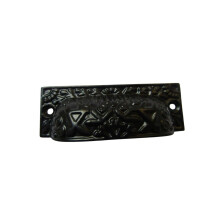 Rectangular Inca Cup handle Black on Iron