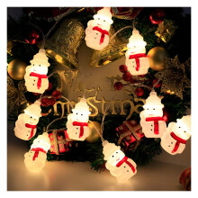 Santa Head Rope Lights Christmas LED Waterproof Connectable