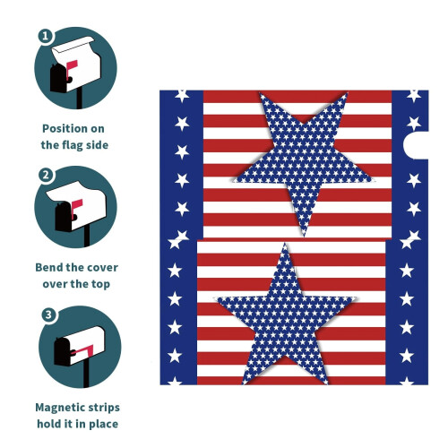 American Flag Mailbox Cover Memorial Day 2
