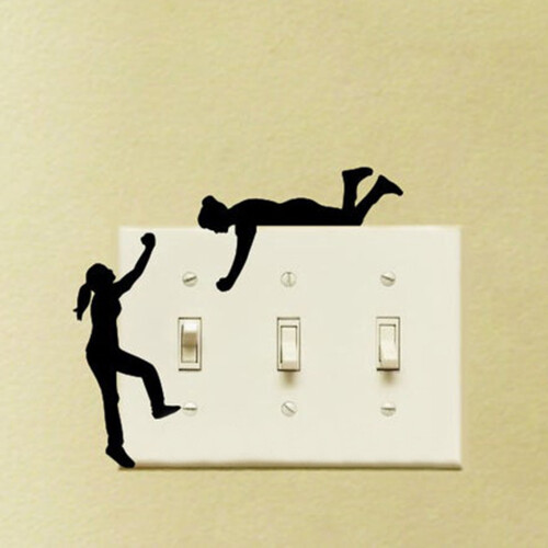 VOSS light climbing wall sticker hands 1 set