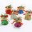 Christmas Bells Ornament Set with Hanging Loop 6pcs 6