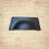 Large Rectangular Cup Pull Handle Black Antique 2