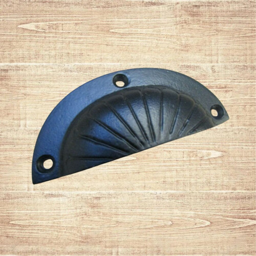 Fan Black Antique Cup Pull Handle 1