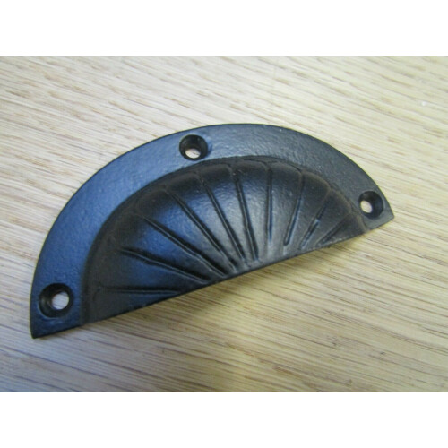 Fan Black Antique Cup Pull Handle 2