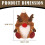 Christmas tableware protectors with Santa, snowman, 3