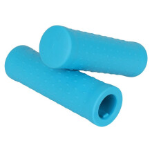 Manubri Doppi In Gomma, Manubri Ergonomici Antiscivolo, Comodi Accessori per Coprimanubrio per Scooter Blu