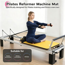 Pilates Reformer Machine Mat Pilates Reformer Mat Pad Nonslip Foldable Washable Pilates Reformer Mat for Gym Fitness C