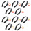 20Pcs Car Front  Side Vent Sticker Cover EVO Style for  Lancer 2008-2015 1