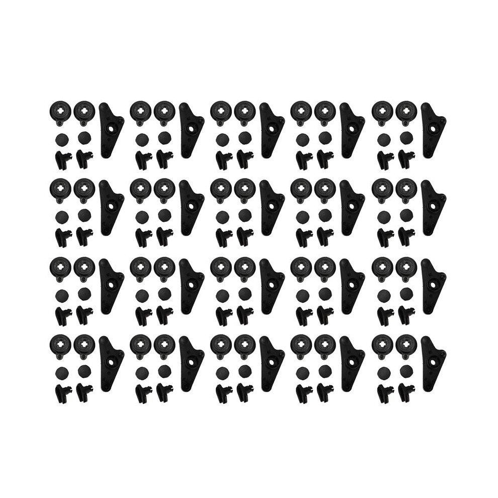 140Pcs Intake Manifold Air Flap Runner Repair Kit 2721402401 For For C230 C280 C300 C350 M272 M273 Black 4712112372413