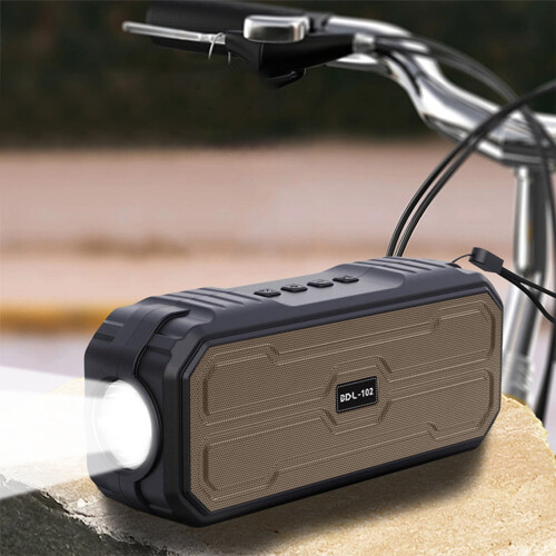 Caixa de Som Bluetooth Solar PAVEOS Portátil com Graves Estéreo (1 unidade) 2