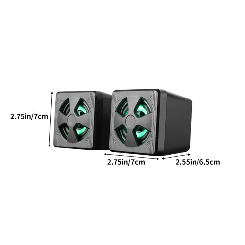 USB computer speaker compact portable mini sound box 3 2