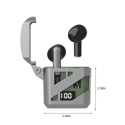 Jacenvly Bluetooth 5.3 Headband Earphones with Mic and 2