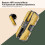 Qnjujn Mechanical Wind Bluetooth Headset Yellow 8