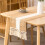 Chemin de table bohème en macramé 274 cm (108 pouces) à pompons rustiques 4