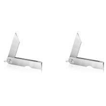2X Sliding T-Bevel Gauge Protractor 4 Inch Bevels Angle Adjustable Carpenter Bevels Finder for Woodworking