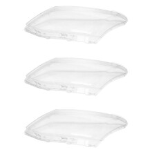 3X Left Side for  D-Max Dmax 2012-2016 Headlight Lens Cover  Light Lamp Transparent Lampshade Shell Glass LH