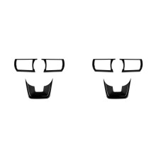 6Pcs Gloss Black Car Steering Wheel Decoration Cover Trim Sticker for SERENA C28 2022 2023