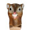 (One size passar alla vuxna) Ekorrlatexmask 1