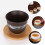 Round bamboo coaster set 4 pcs non-slip drink mat 5