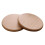 Solid Wood Coaster Modern Round Table Mat 2 Pcs 1