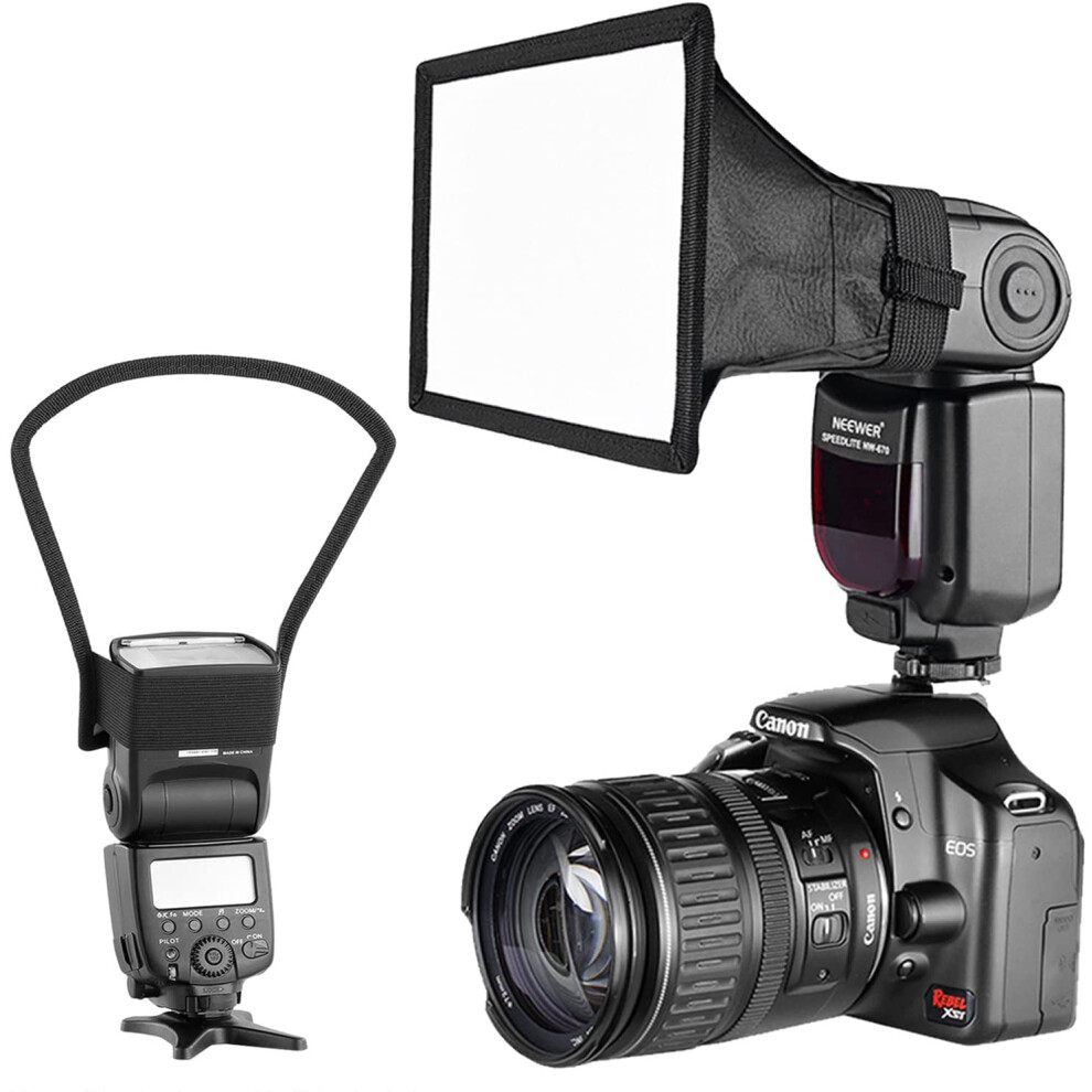 Speedlite Softbox And Reflector Diffuser Kit For Dslr Silver/White 9336866938258