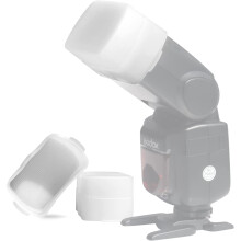 Dyfuzor odbiciowy do lampy błyskowej mocowanej na stopce lampy błyskowej V860TT685TT600 (zestaw 3 białych dyfuzorów odbiciowych)