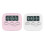 Digital Stopwatch Classroom Timer White 4 Pcs 4
