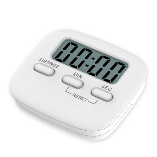 Digital Stopwatch Classroom Timer White 4 Pcs 1