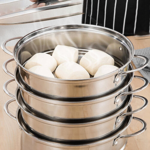 Stainless Steel Vegetable Steamer 3-Layer 1