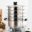 Stainless Steel Vegetable Steamer 3-Layer 3