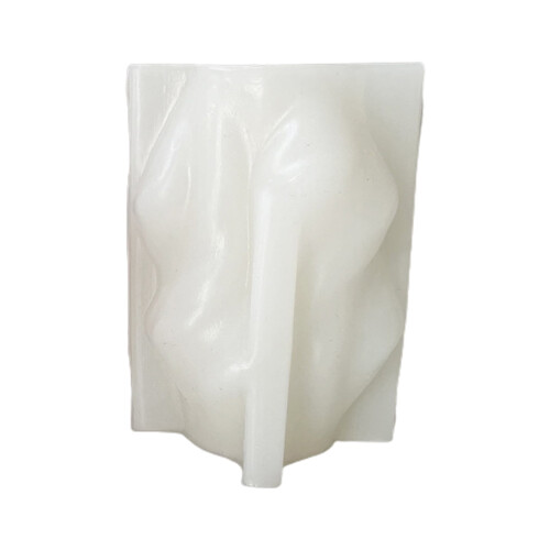 Food Grade Silicone Candle Mold Wave Stripe Column 1 Piece 1