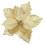 Gold Glitter Artificial Flower Ornaments 2 PCS 3