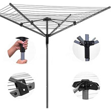Rotary Airer 4 Arm Clothes Dryer Garden Washing