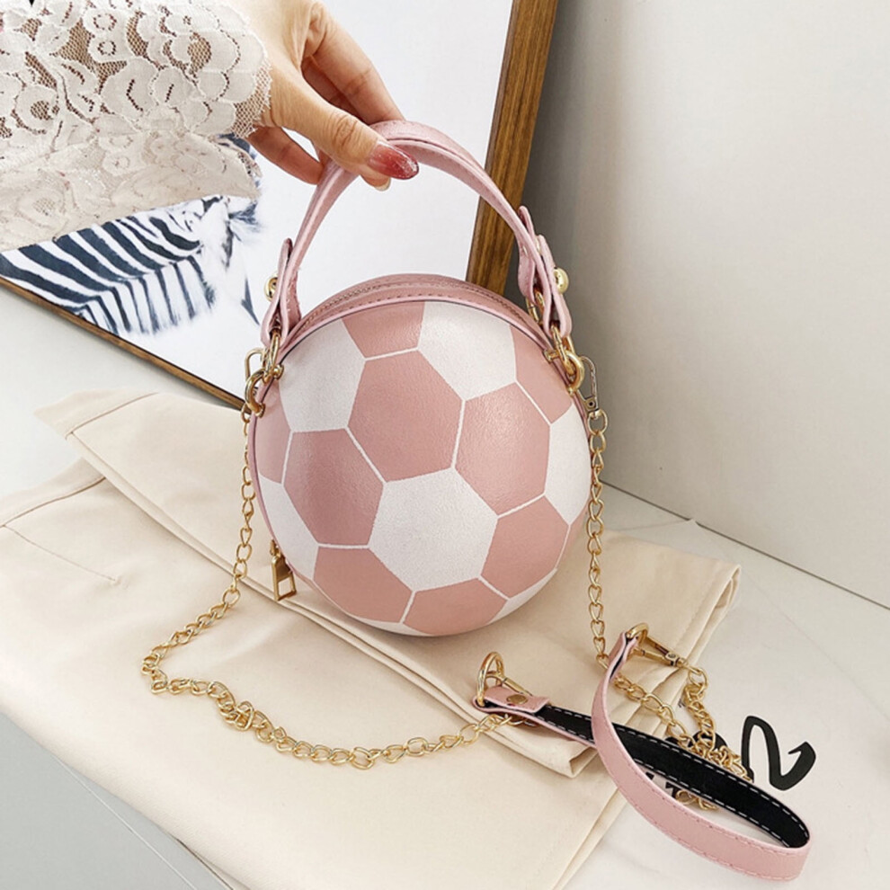Zeceouar Soccer Crossbody Bag PU Mini Shoulder Bag for Women