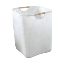 Panier à linge portable et facile à ranger en tissu Oxford pliable grande capacité - Blanc, S