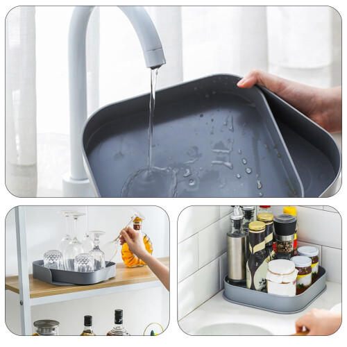 Kitchen Lazy Susan Storage Shelf Rotary Organizer 1