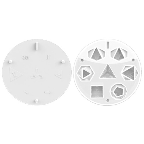 Silicone Polyhedral Dice Mold for DIY Crafting 2