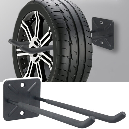 Rubber Coated Garage Hooks Heavy Duty Anti-slip Rust-proof 2
