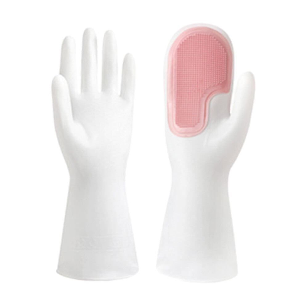 Zeceouar dish washing gloves reusable kitchen gloves 1 pair