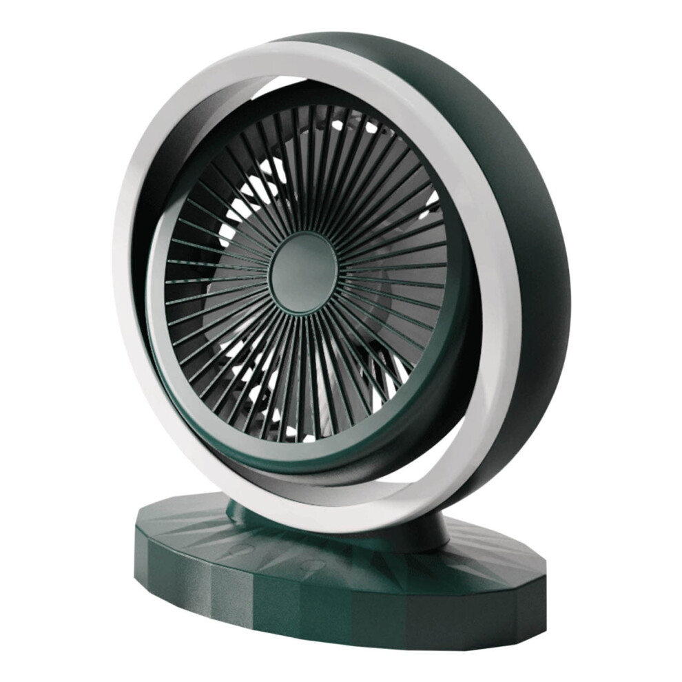 Zeceouar Mini Fan With Light 3-Speed Quiet Desk Fan 9178400387265