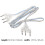 Epee body cord fencing cable clear 3-wire 5