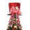 Christmas Tree Topper Hat Red Black Plaid Fabric 1pc 1