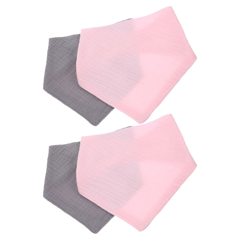 Baby drool bib bandana style 4 pcs