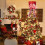 Christmas Tree Topper Hat Red Black Plaid Fabric 1pc 4