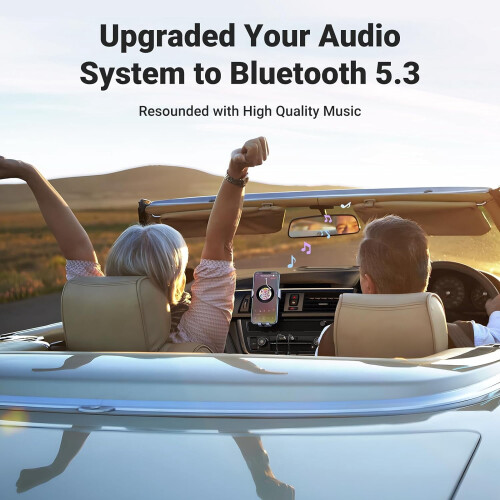 Προσαρμογέας Bluetooth5.3 για είσοδο Aux αυτοκινήτου - Δέκτης με ενσωματωμένο μικρόφωνο 2