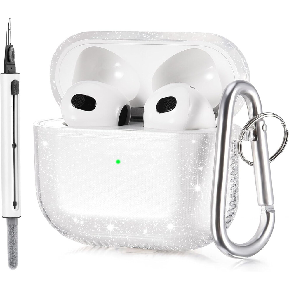 Airpods 3Rd Gen Case Cover With Cleaner Kit, Soft Clear Tpu 9336866962307