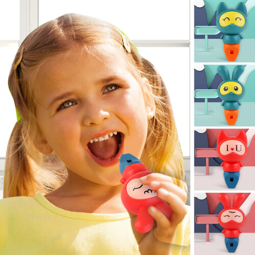 Cartoon Kids Whistle with Lanyard 1 Piece 1