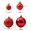 Shatterproof Gold Christmas Ball Ornament Large 5